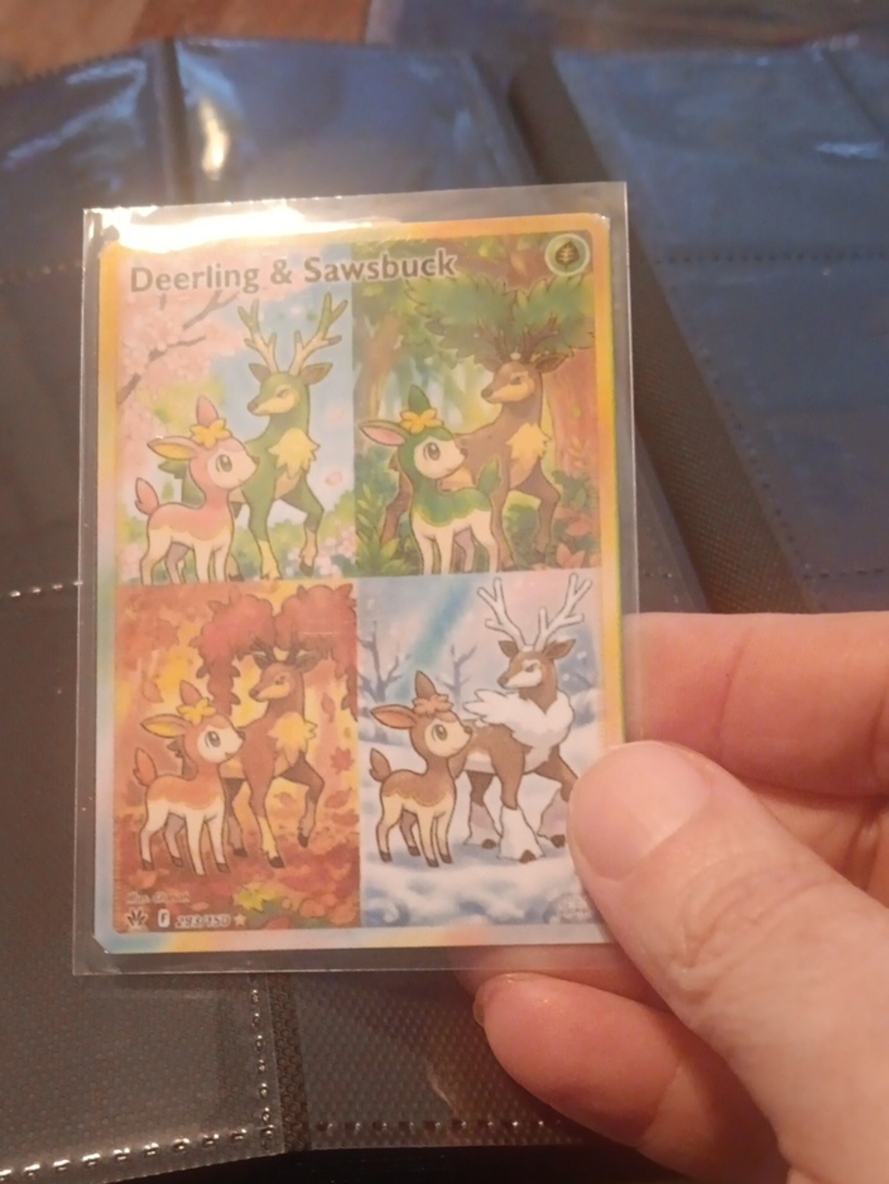 Deerling & Sawsbuck Pokémon Trading Card Sleeve - Multicolor
